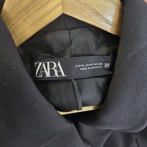 Zara Women Black Blazer - Slim Tailored Sport Coat